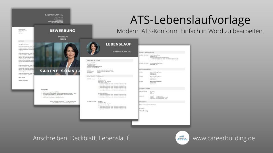ATS Lebenslauf Vorlage Word ATS Lebenslauf Vorlage