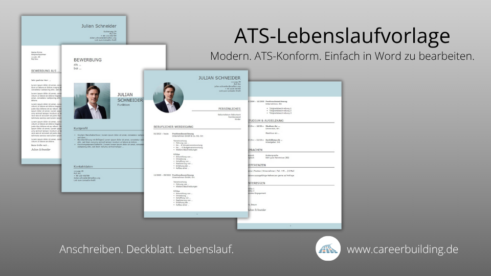 ATS Lebenslauf erstellen ATS Lebenslauf Vorlage