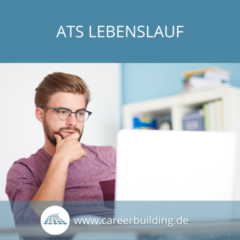Mann erstellt ATS Lebenslauf