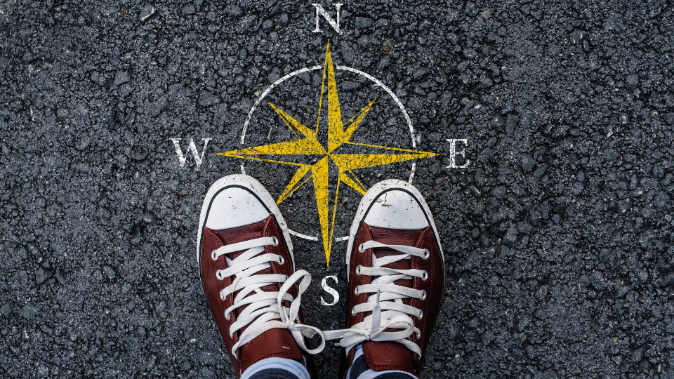 Schritte Berufliche Neuorientierung Kompass