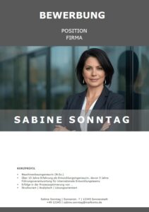 Kostenlose Bewerbungsvorlage Deckblatt